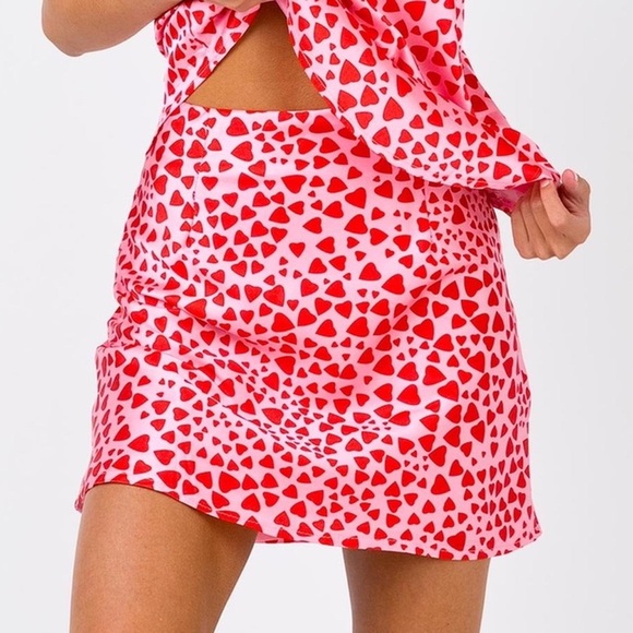 Princess Polly heart mini skirt - Picture 1 of 5